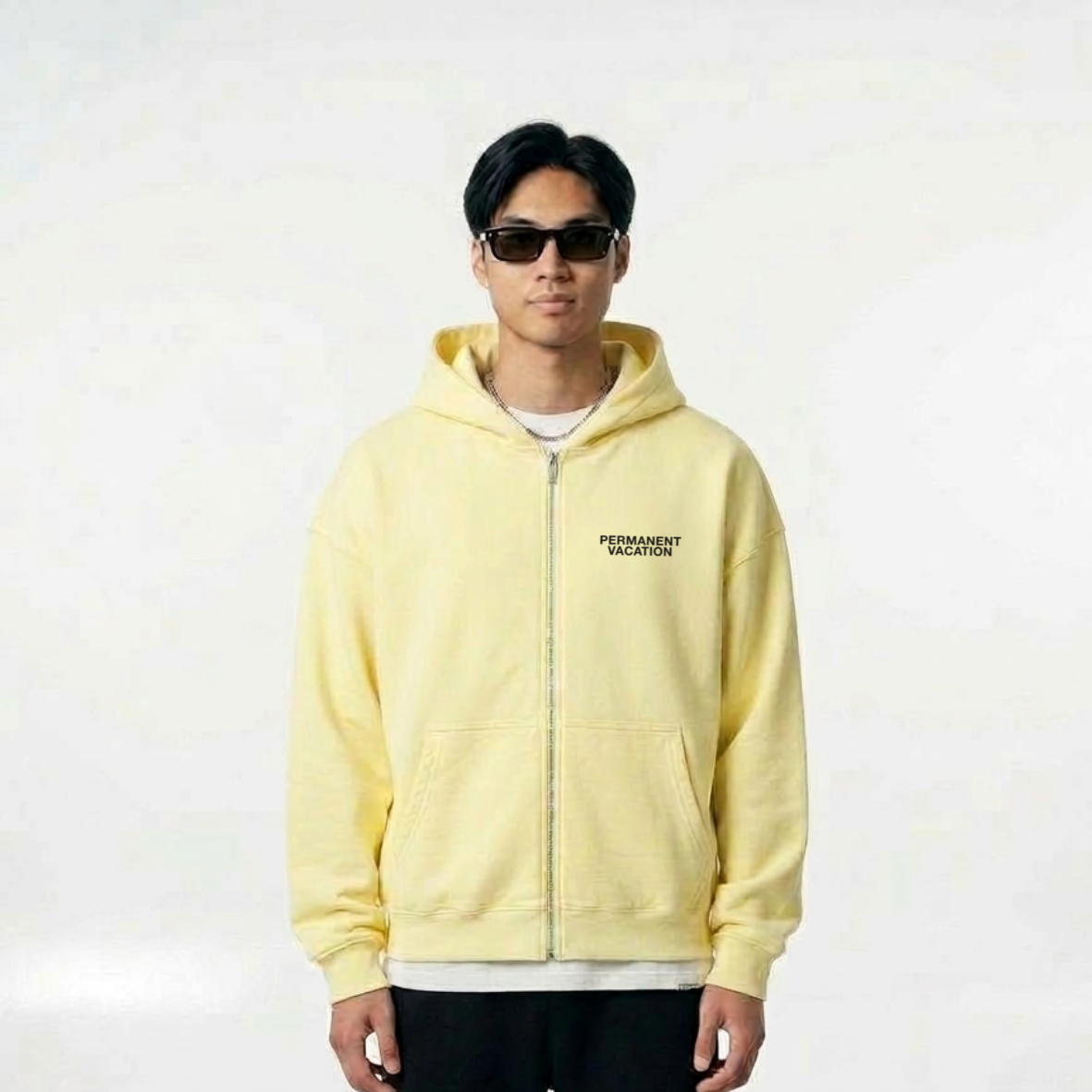 Classic Zip Up Hoodie Butter