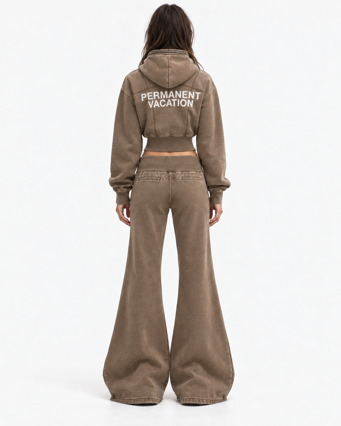 Dakota Cropped Fleece Hoodie