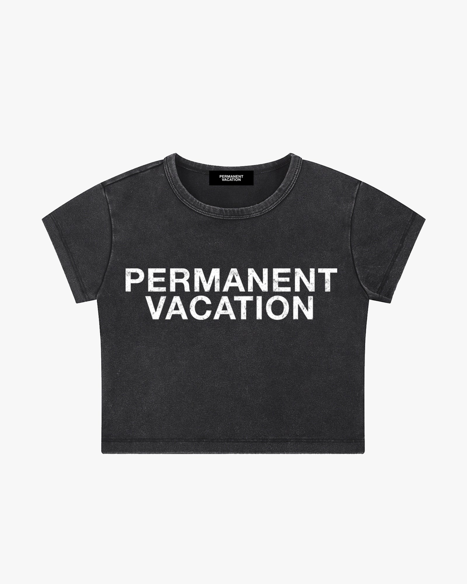 Classic Acid Wash Cropped Tee