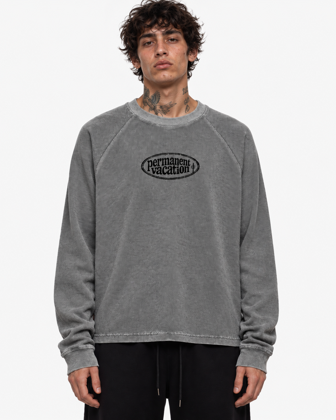 Desert Faded Waffle Long Sleeve