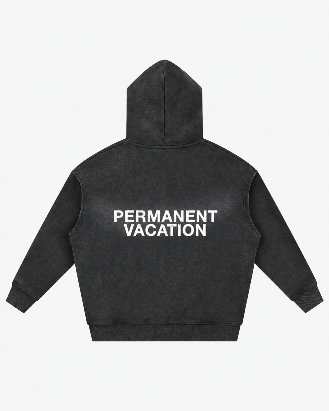 Classic Sun Fade Zipper Boxy Hoodie