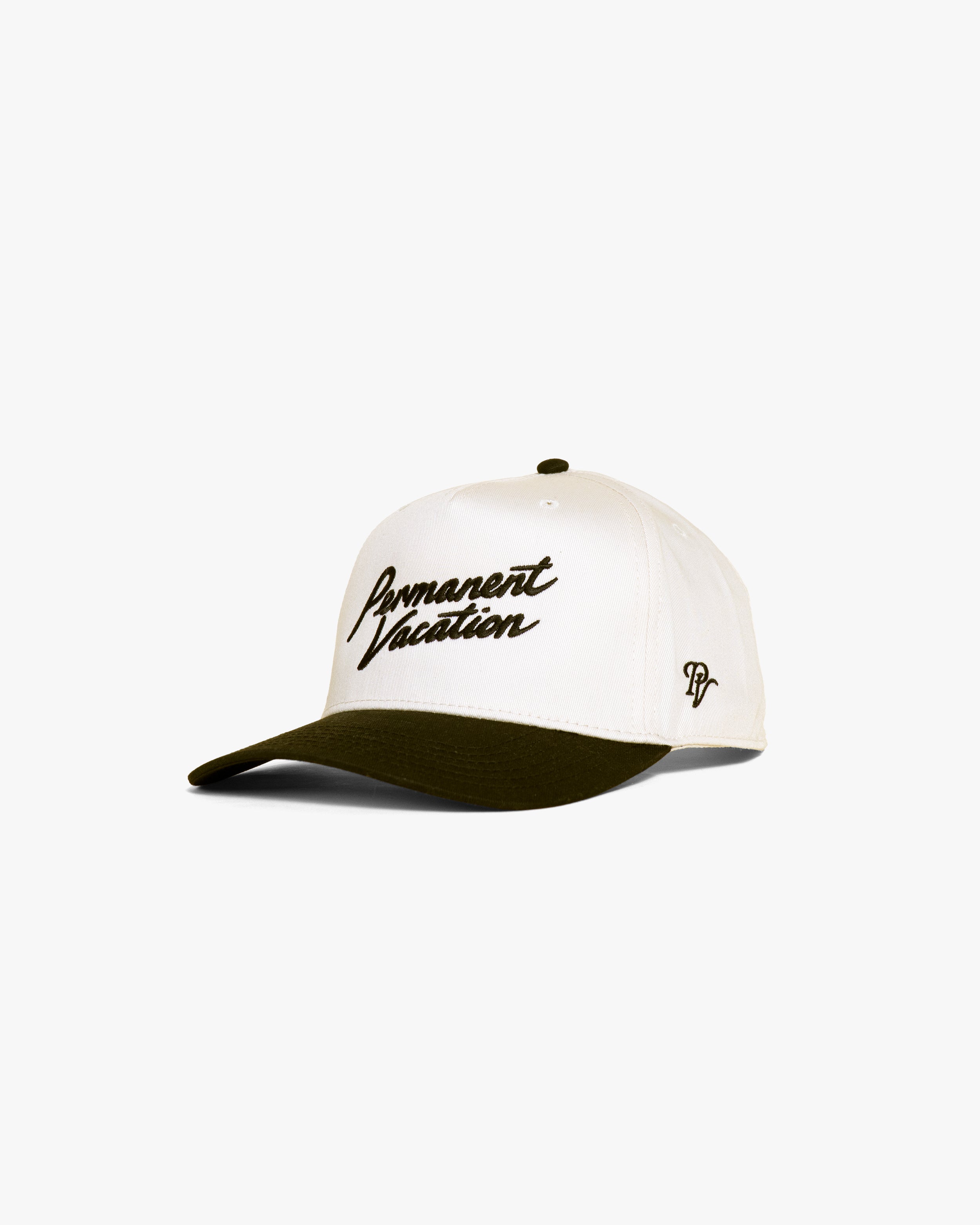 Malibu 5 Panel Hat - Natural/Black